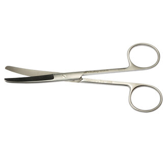 Product-image-Curved Operating Scissors: Blunt/Blunt Blades