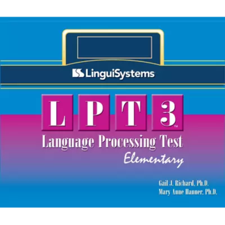 Product-image-Language Processing Test 3: Elementary (LPT3)