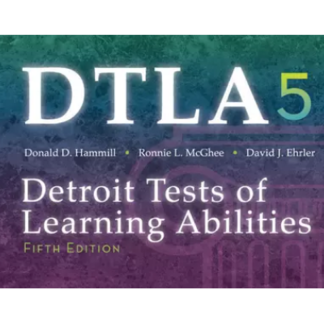 Product-image-Detroit Tests of Learning Abilities- Fifth Edition (DTLA-5)