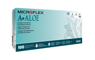 Product-image-Nitrile Gloves with Aloe