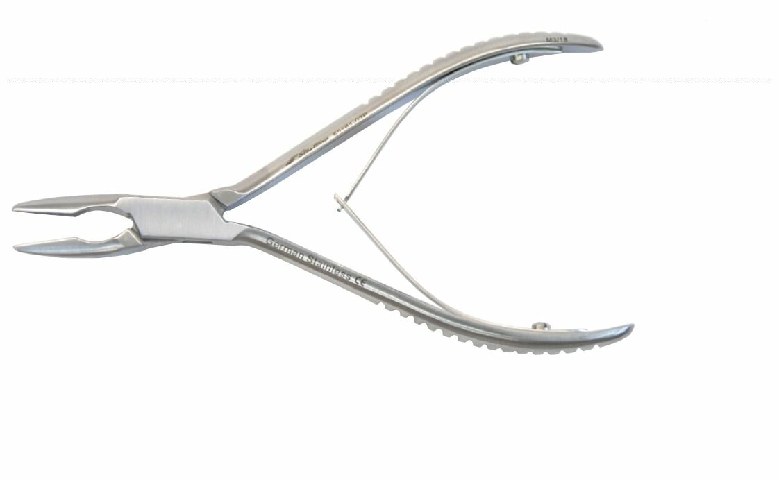 thumbnail image 2 of Precise Canada Micro Friedman Rongeurs 5.5" Curved - Surgical Orthodontic Instrument 2 of 5
