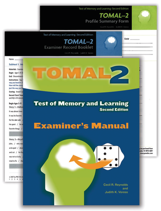 Product-image-Test of Memory and Learning- Second Edition (TOMAL-2)