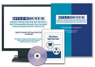 Product-image-Hopkins Verbal Learning Test-Revised Brief Visuospatial Memory Test -Revised Sorftware Portfolio (HVLT-R BVMT-R SP)                            