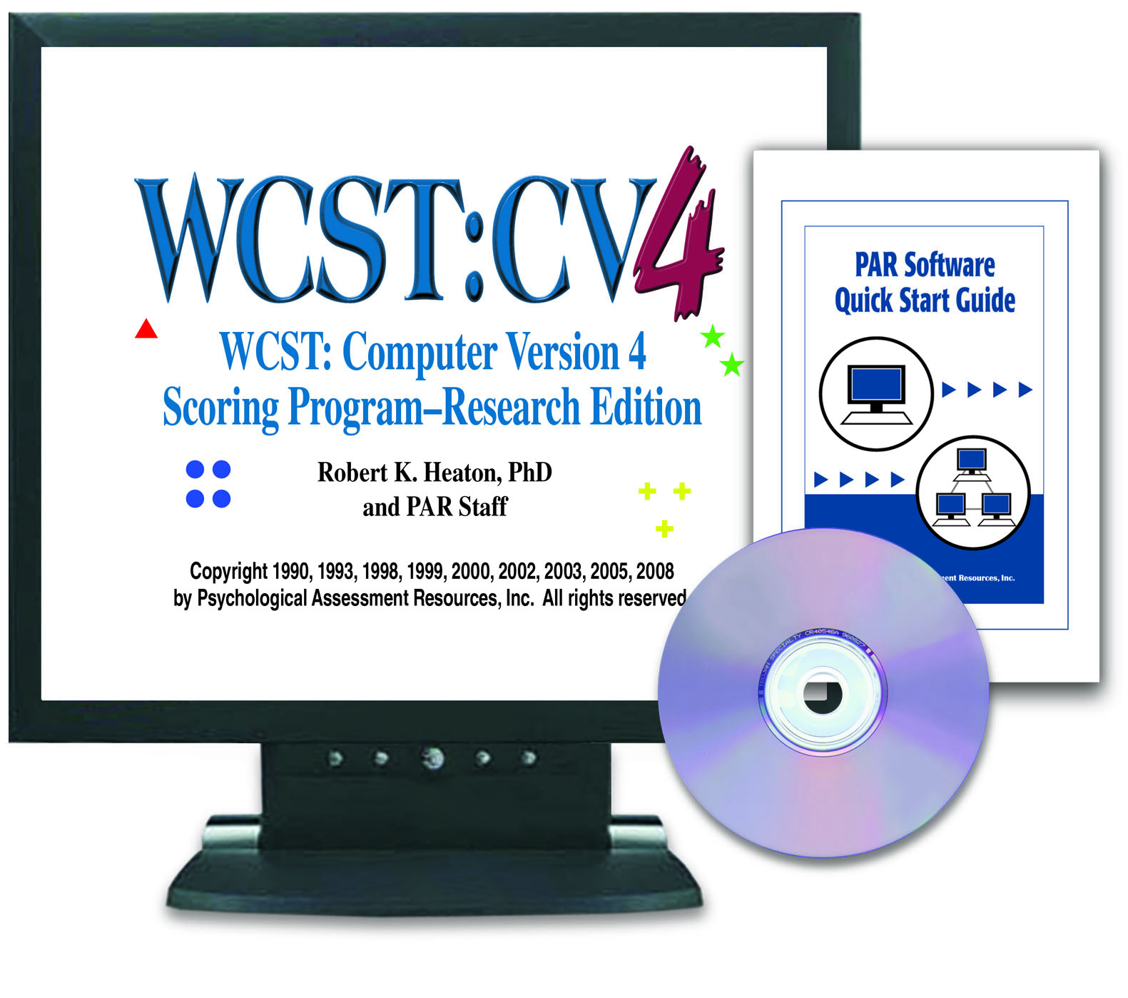 Computer version. Wisconsin Card sorting Test. RMT- recognition Memory Test.