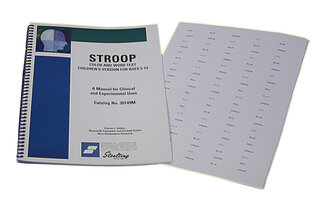 Product-image-Stroop Color and Word Test Kit for Adults and Children                