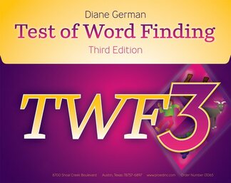 Product-image-Test of Word-Finding, Third Edition (TWF-3)